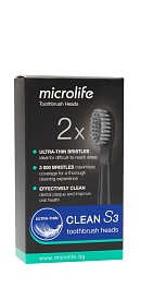 Набор насадок для зубной щетки Microlife Clean S3 (2шт.)
