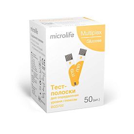 Тест-полоски на глюкозу Microlife Multiplex